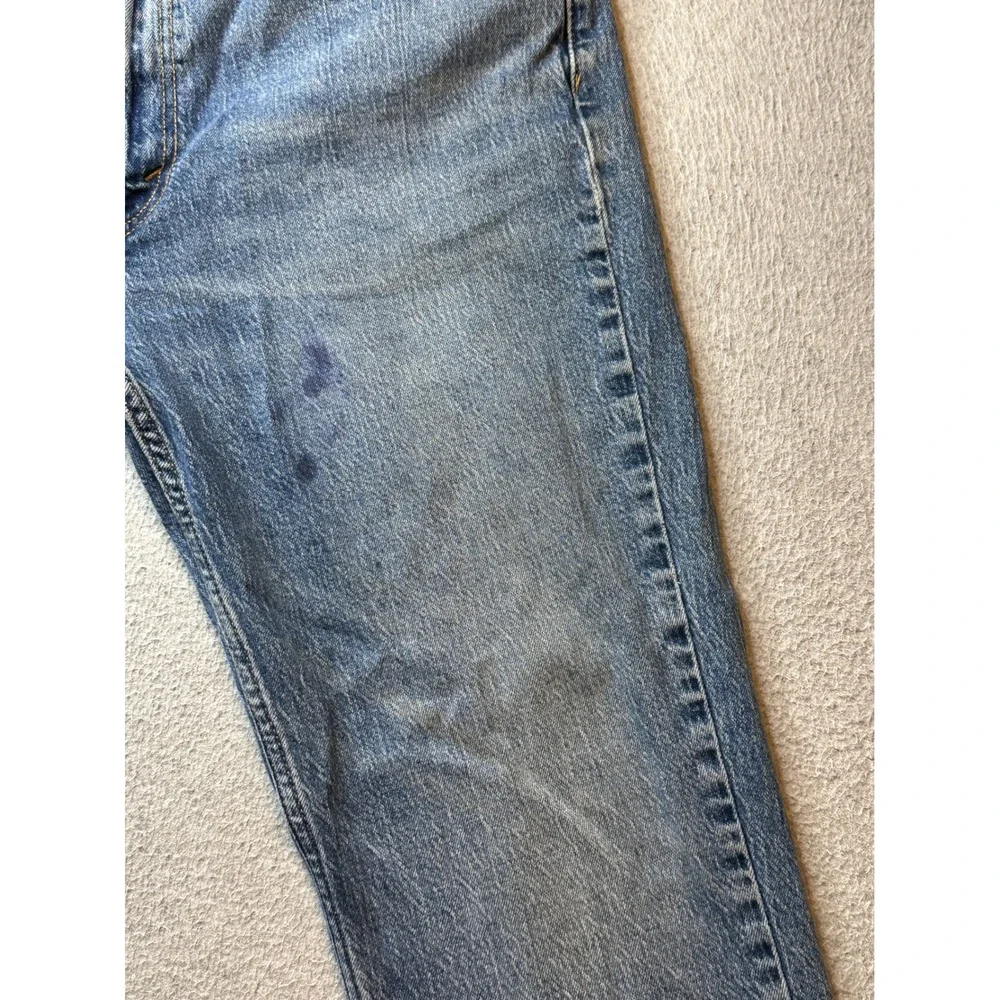 Levis 514 Straight Fit Jeans Mens 36x32 (34x30) Blue Denim Comfort Stretch